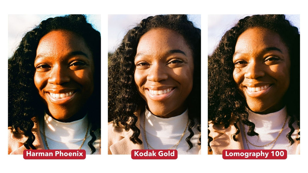 comparaison de portraits Phoenix Gold Lomo de Lizzie